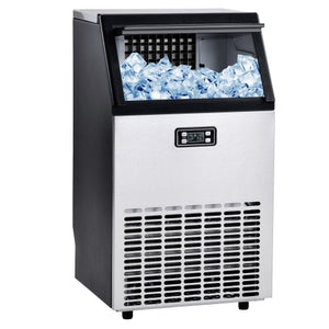 Freestanding Commercial Ice Maker Machine 100LBS/24H Auto-Clean