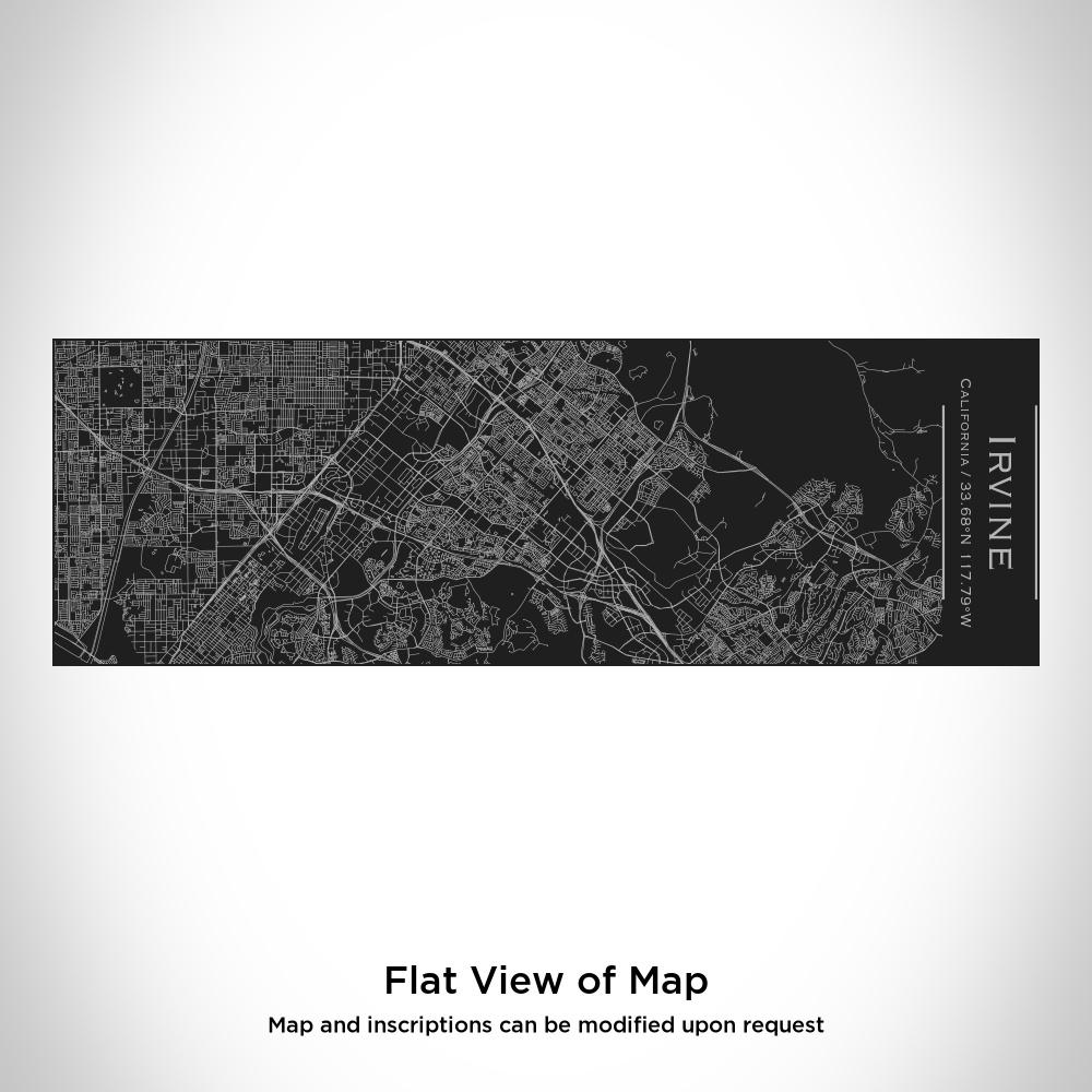 Irvine - California Map Insulated Cup in Matte Black
